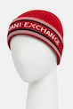 Armani Exchange pălărie din amestec de lână XM001551.AF13776 rosu NC25