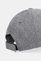 Akcesoria BOSS Orange czapka z daszkiem z dodatkiem wełny 50550619 szary