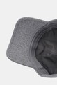 BOSS Orange czapka z daszkiem z dodatkiem wełny szary 50550619