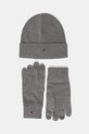Tommy Hilfiger czapka i rękawiczki z domieszką kaszmiru 2-pack z domieszką wełny szary AM0AM13806