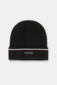 Tommy Hilfiger czapka i szalik z dodatkiem wełny AM0AM13809 czarny NC25