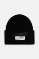 MM6 Maison Margiela czapka z wełną wełna czarny SH2TB0003.M13168.900S