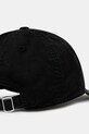 Akcesoria MM6 Maison Margiela czapka z daszkiem bawełniana SH2TC0004.M35190.899 czarny