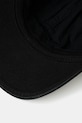 MM6 Maison Margiela czapka z daszkiem bawełniana czarny SH2TC0004.M35190.899