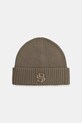 BOSS czapka z wełną Edo_Hat cienka brązowy 50522444