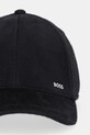 BOSS șapcă de baseball din amestec de lână 50550616 negru AW25