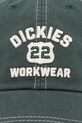 Dickies șapcă de baseball din bumbac verde DK0A87N9