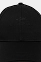 Paul&Shark czapka z daszkiem bawełniana 15317100 czarny AW25