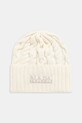 Шапка с вълна Napapijri F-Tires щампа бежов NP0A88YXN1J1