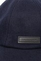 Trussardi czapka z daszkiem z wełną E001C000007N granatowy AW25