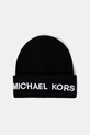 Michael Kors czapka aplikacja czarny MKMC542072