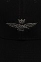Aeronautica Militare czapka z daszkiem z wełną HA1085UCT02333 czarny AW25