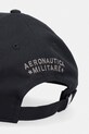 Akcesoria Aeronautica Militare czapka z daszkiem bawełniana HA1100UCT02848 czarny