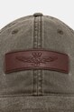 Aeronautica Militare czapka z daszkiem bawełniana HA1133UCT02476 zielony AW25