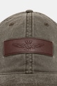 Памучна шапка с козирка Aeronautica Militare HA1133UCT02476 зелен AW25