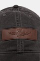 Aeronautica Militare berretto da baseball in cotone HA1133UCT02476 nero AW25