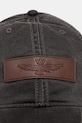Bavlněná baseballová čepice Aeronautica Militare HA1133UCT02476 černá AW25
