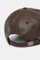 Akcesoria Aeronautica Militare czapka z daszkiem HA1191DCT03415 brązowy