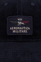 Aeronautica Militare czapka z daszkiem sztruksowa HA1231UCT04238 granatowy AW25