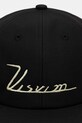 Visvim czapka z daszkiem z dodatkiem wełny excelsior ii cap 125103003013 czarny AW25