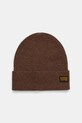 G-Star czapka z dodatkiem wełny średniej grubości brązowy D25511.D784