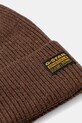 Akcesoria G-Star czapka z dodatkiem wełny D25511.D784 brązowy