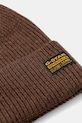 Akcesoria G-Star czapka z dodatkiem wełny D25511.D784 brązowy