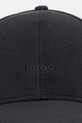 HUGO czapka z daszkiem 50550600 czarny AW25