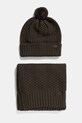 Barbour czapka i szalik pozostałe zielony MGS0097