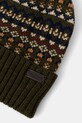Barbour czapka z domieszką wełny MHA0907 zielony AW25