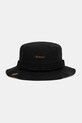 Barbour kapelusz bawełniany Transport Fisherman bawełna czarny MHA0908