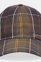 Barbour czapka z daszkiem Barbour Telfield MHA0910 zielony AW25