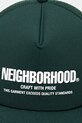 NEIGHBORHOOD czapka z daszkiem mesh cap-1 251YGNH.HT06 zielony AW25