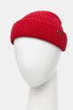 Barbour czapka z domieszką wełny Mosely Beanie Hat MHA0879RE59 bordowy AW25