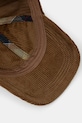 Barbour czapka z daszkiem bawełniana Preston Cord Cap beżowy MHA0911BE51