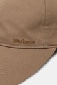 Barbour czapka z daszkiem bawełniana Milburn Cap MHA0914BE12 zielony AW25