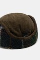 Akcesoria Barbour czapka z daszkiem sztruksowa Lowfen Carpenter Hat MHA0917OL71 zielony