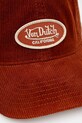 Bavlnená šiltovka Von Dutch VD.1.CD.LOG hnedá AW25