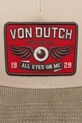 Von Dutch șapcă VD.1.CT.SEM verde AW25