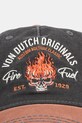Von Dutch czapka z daszkiem bawełniana VD.1.CB.RETRO turkusowy AW25