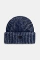 Βαμβακερό καπέλο Daily Paper Knitted Washed Beanie λείο μπλε 2521088