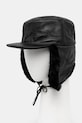 Daily Paper leather baseball cap Monogram Chapka plain black 2421144