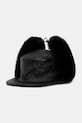 Daily Paper leather baseball cap Monogram Chapka 2421144 black AW25
