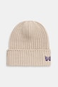 Шерстяная шапка Needles Watch Cap плотний бежевый RW056