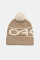 Oakley czapka FACTORY CUFF średniej grubości beżowy 911432.32F