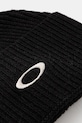 Oakley czapka z dodatkiem wełny ELLIPSE FOS902076 czarny AW25