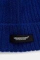 Akcesoria Undercover czapka z domieszką wełny Beanie UC2E4H02 niebieski