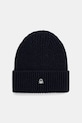 United Colors of Benetton czapka z dodatkiem wełny średniej grubości granatowy 12PAUA00X