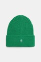 United Colors of Benetton czapka z dodatkiem wełny średniej grubości zielony 12PAUA00X