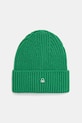 United Colors of Benetton czapka z dodatkiem wełny średniej grubości zielony 12PAUA00X